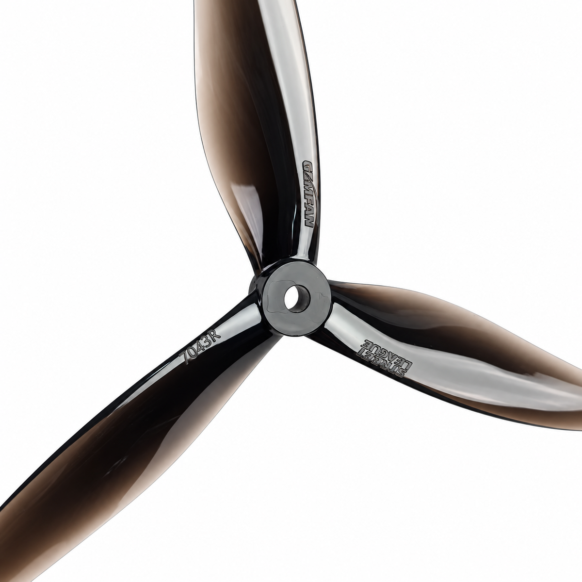 Gemfan 7043 Hurricane PC 3-Blade Propeller for 7 Inch FPV Drone (2CW + 2CCW) - Midnight Black
