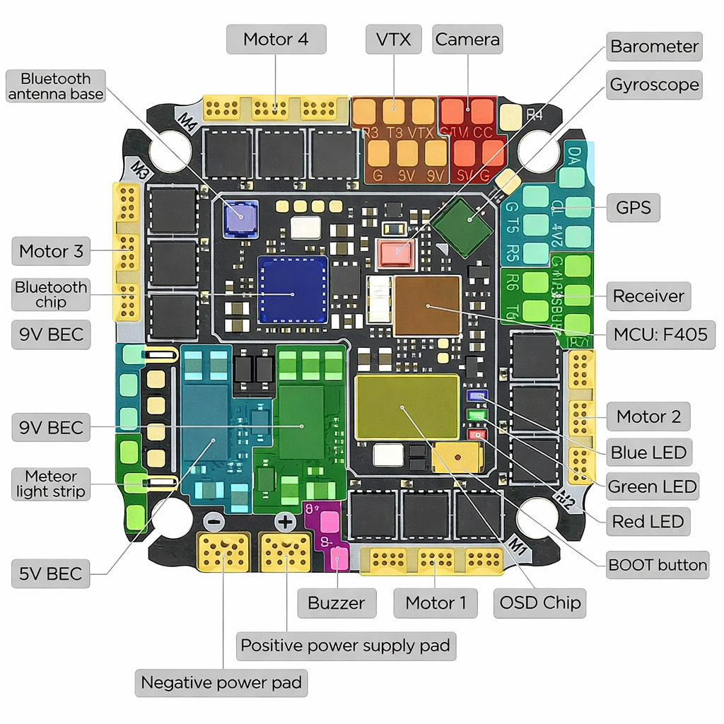 SpeedyBee F405 V2 40A 3 - 6S AIO