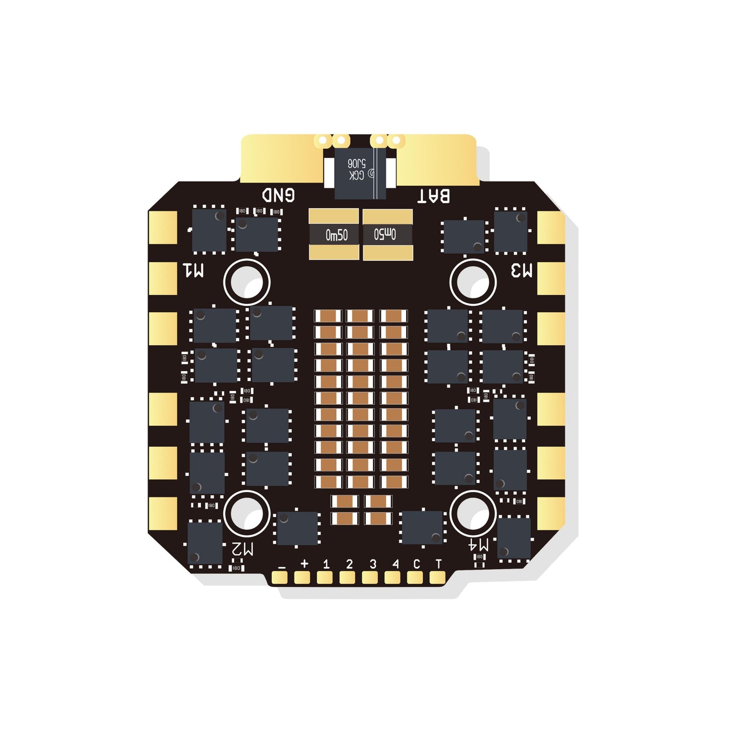 DakeFPV BLHeli S 8S 100A 4-in-1 ESC for FPV (Electronic Speed Controller)