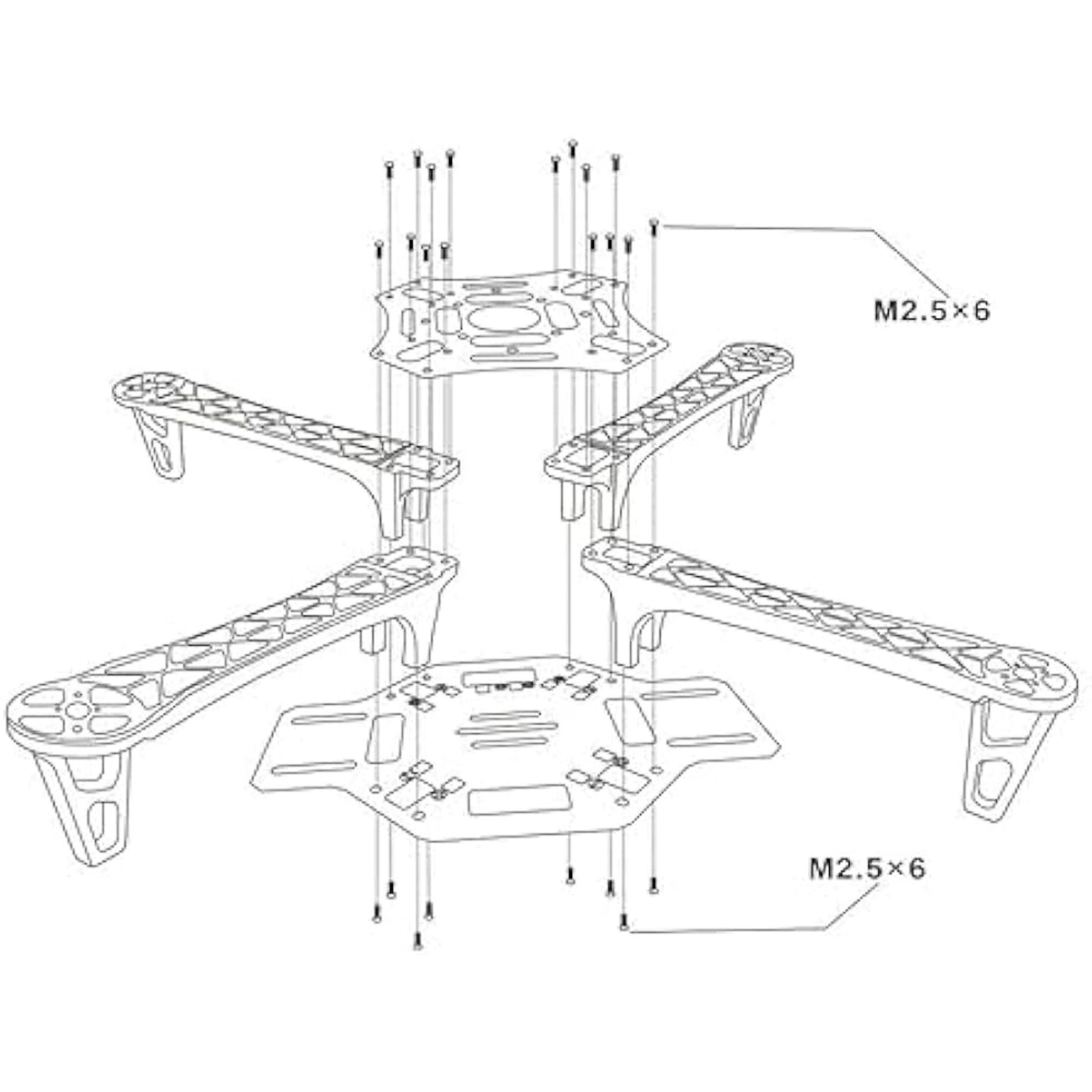 F450 Frame Assembly Guide - Hi tech xyz