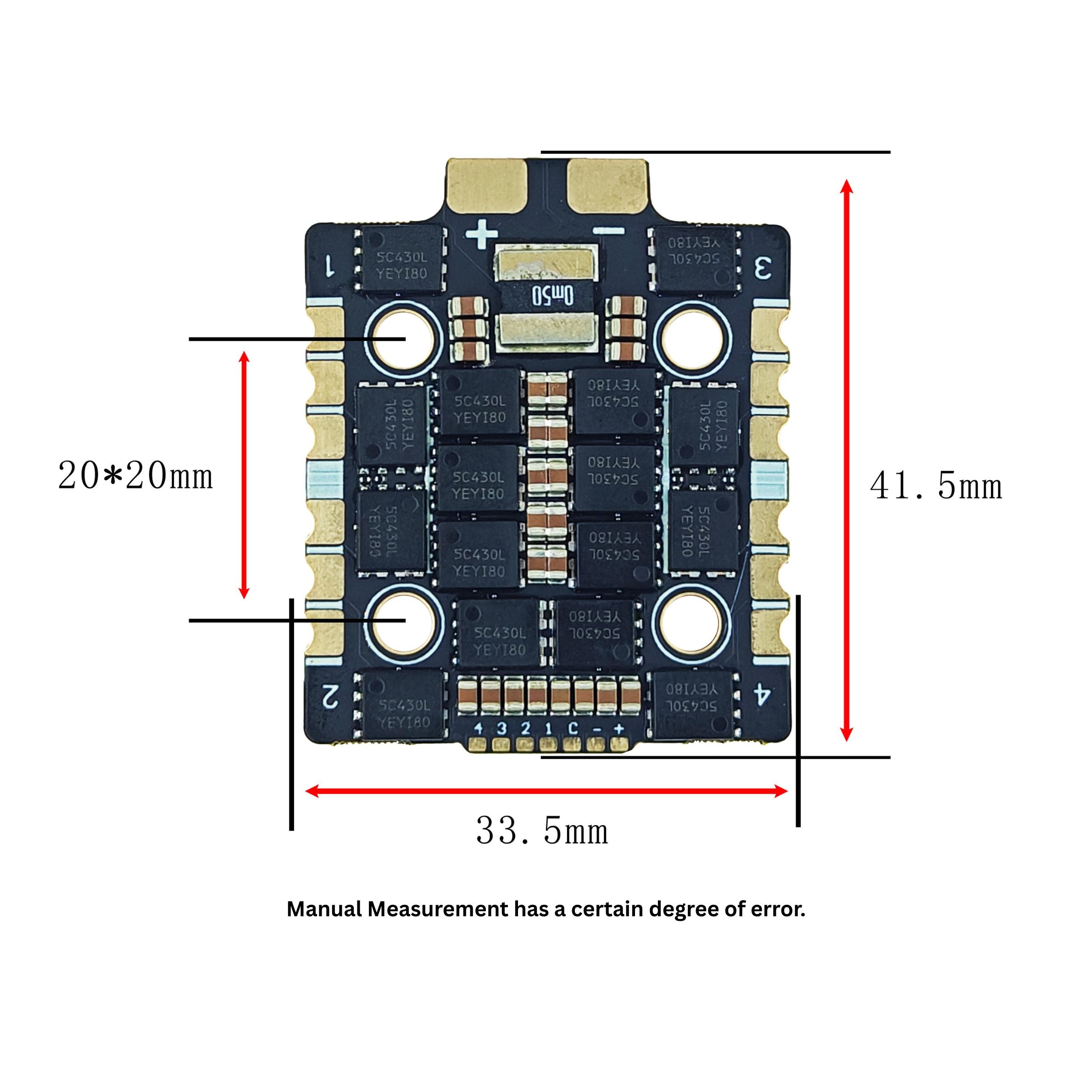DAKEFPV F722 Mini Flight Controller + 60A 6S 4-in-1 ESC Stack F4
