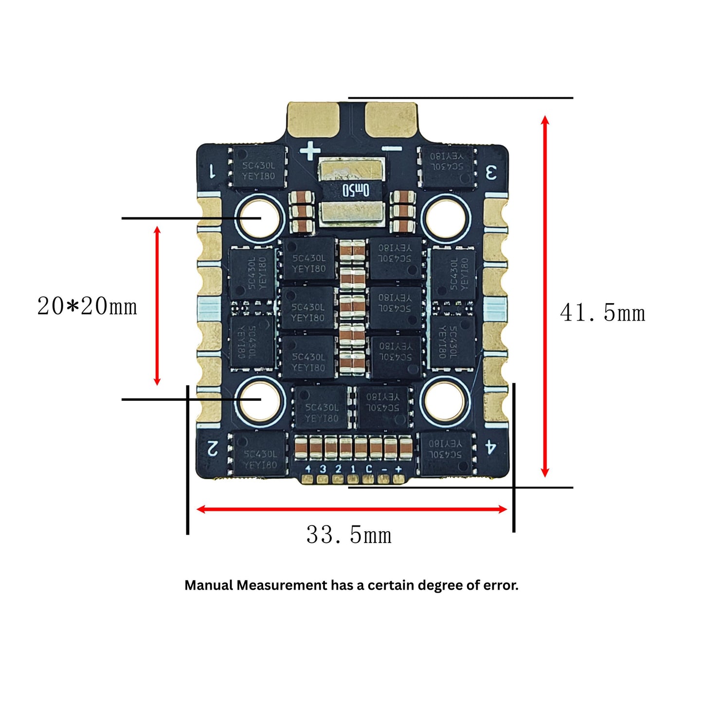 DAKEFPV F405 Flight Controller + 60A 6S 4-in-1 ESC Stack F4 FC - ESC Combo for FPV Drones