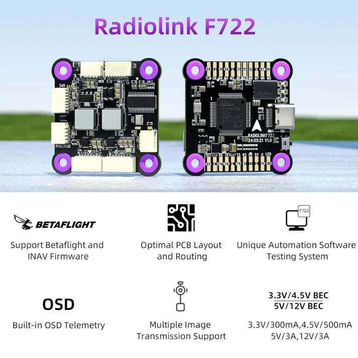 Radiolink F722 Racing Flight Controller