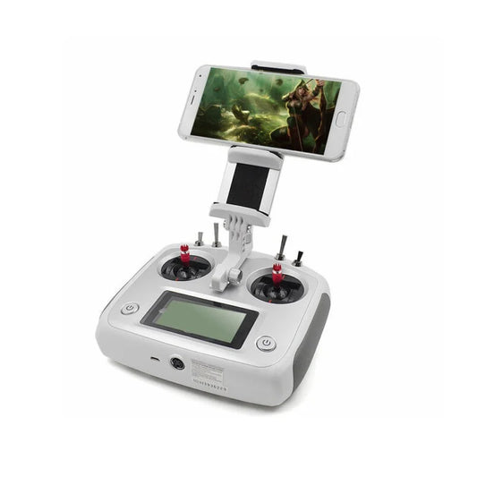 FlySky FS-i6s 2.4G 10CH Radio Transmitter With FS-iA10b 10CH Receiver And Mobile Holder.