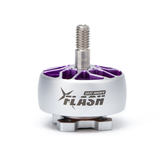 FlyFishRC Flash 2207 1850kv 4S 5inch FPV Motor - Gray & Purple.