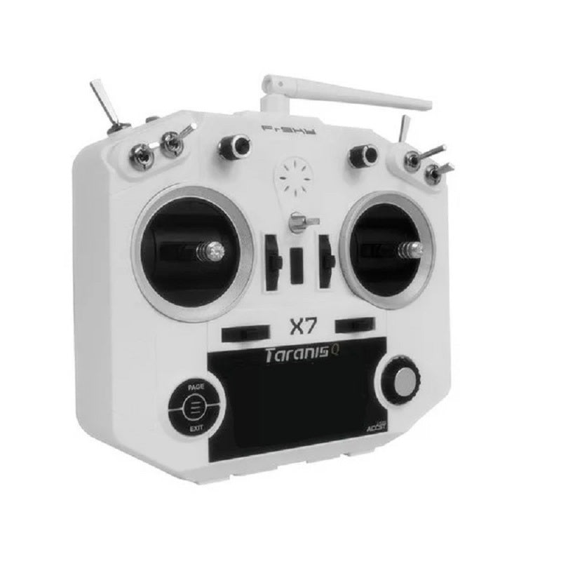 FrSky 2.4GHz Taranis Q X7 Access Transmitter (White) with R9M 2019 Module and R9MINI OTA Receiver