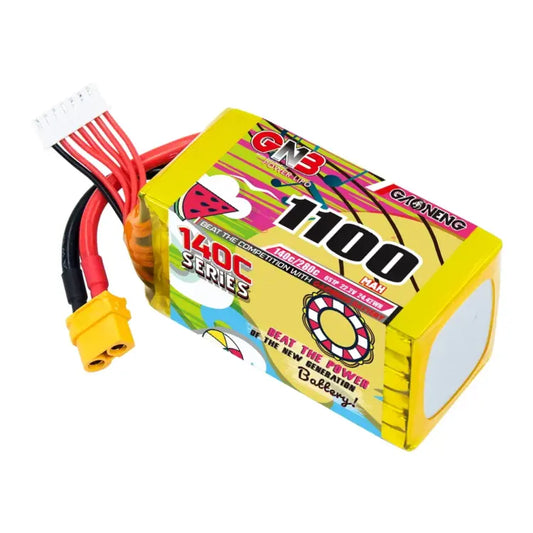 GNB 1100mAh 6S 22.2V 140C XT60 LiPo Battery