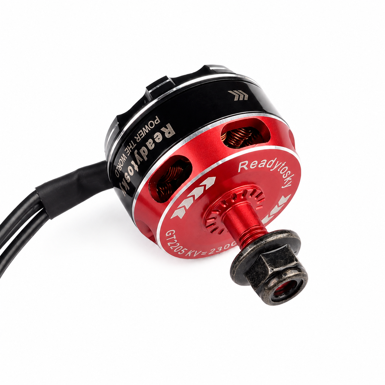 Angled View of GT2205 2300KV FPV Racing Brushless Drone Motor