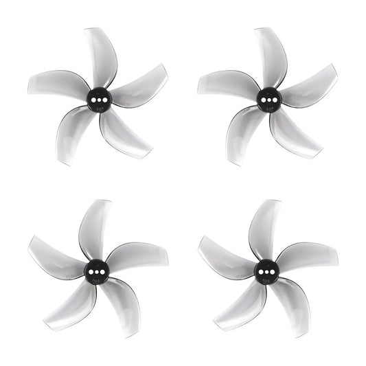 Gemfan D63 Ducted 5-Blade 63mm CineWhoop Propeller 4CW+4CCW - (4Pairs) - Clear Grey