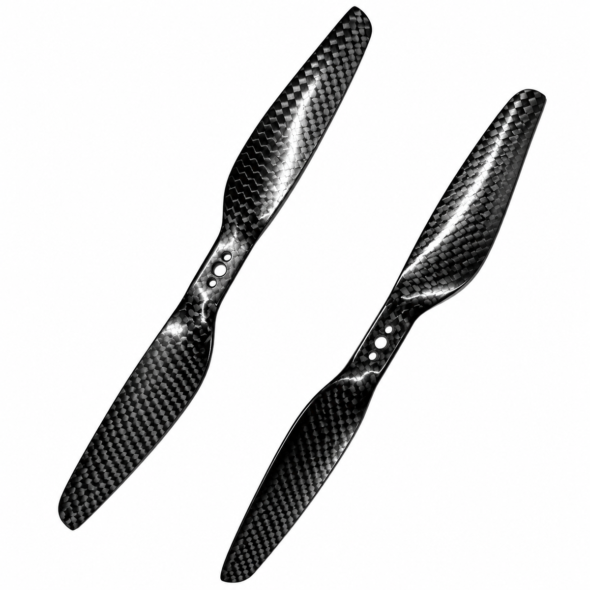 Gemfan 7024L T-Type Carbon Fiber Propeller for 7 Inch FPV Drone (1CW + 1CCW) - Black