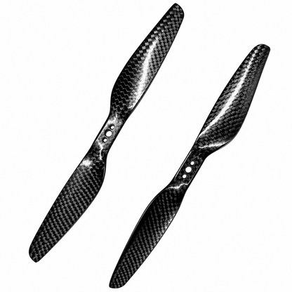 Gemfan 7024L T-Type Carbon Fiber Propeller for 7 Inch FPV Drone (1CW + 1CCW) - Black