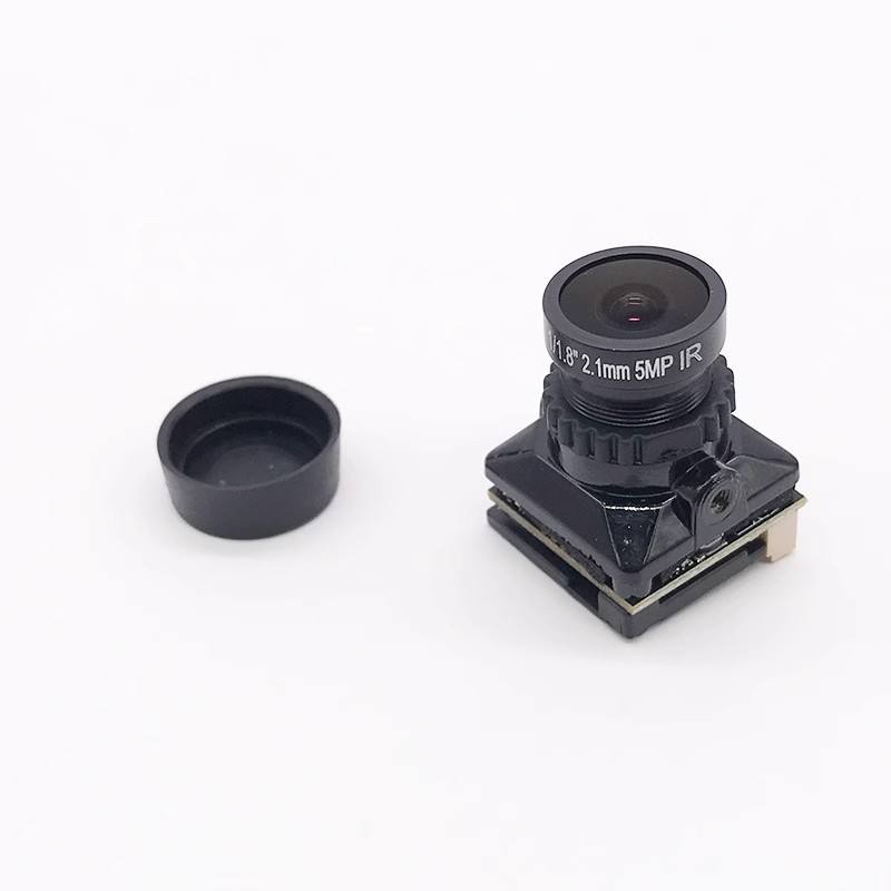 MS MINI 1800TVL High Quality 1/1.8' CMOS 2.1mm Lens Analog FPV Camera - Black