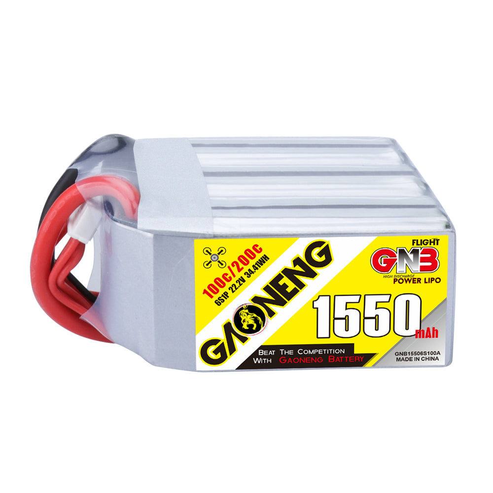 22.2V 1550mah 6S 100C Lipo Battery With XT60 Plug (Brand GAONENG).