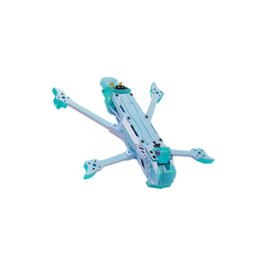 TJRC J5 V2 5 inches FPV O4 Pro Air Unit Digital FPV RC Racing Freestyle Quadcopter Drone Frame - DC Blue Pink