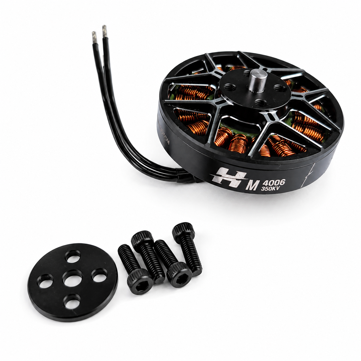 Hobbywing HM4006 350KV Brushless Motor with Mounting Hardware