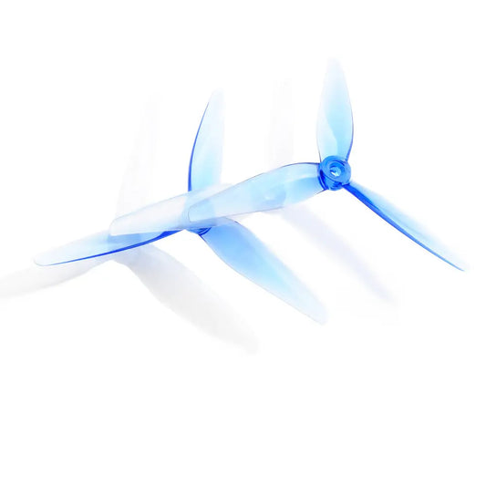 HQProp 5136 R36 SPINNAKER (2CW, 2CCW) Propellers – Milk White and Blue Color Hi Tech xyz