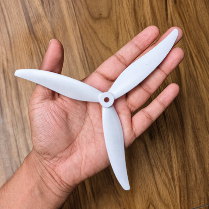 Gemfan 7035 Hurricane PC Reinforced 3 Blade Propellers 2CW + 2CCW – White