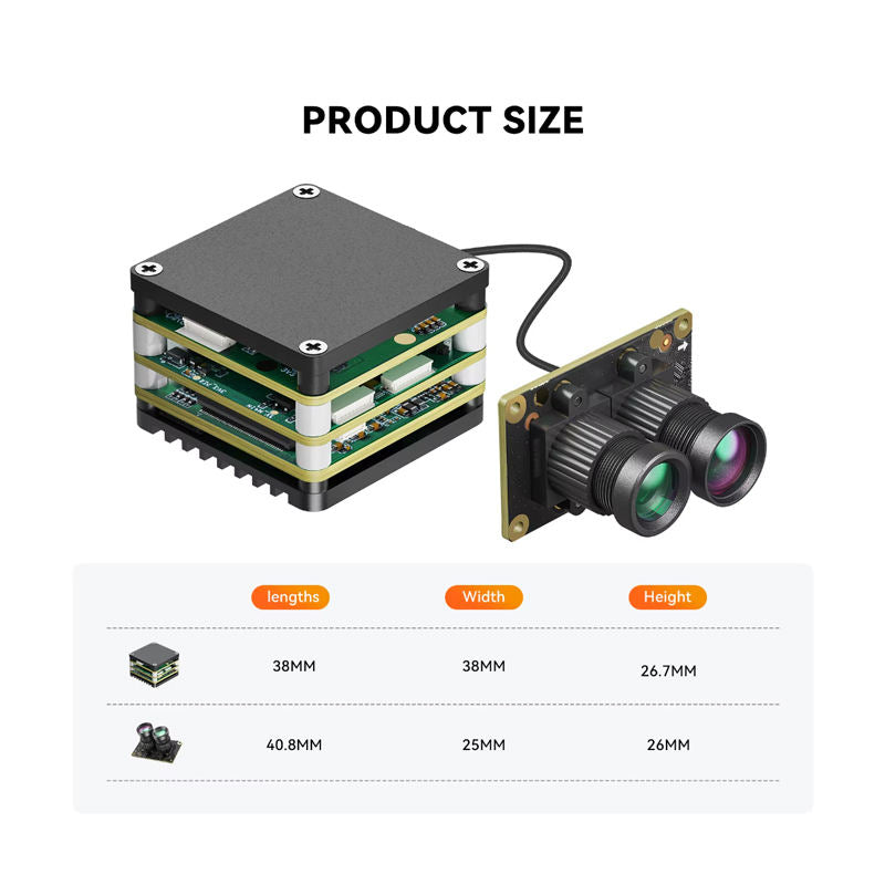 FPV AI VisionCube FPV Drone AI Locking Tracking System Drone Thermal Dual Cameras Target Lock Guidance Module Kit Ultradual Visible Light
