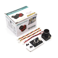 MS MINI 1800TVL High Quality 1/1.8' CMOS 2.1mm Lens Analog FPV Camera - Black