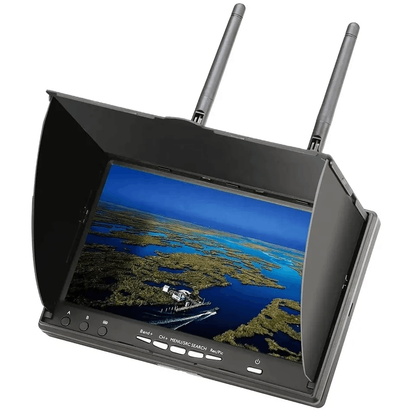 7 Inches LCD5802D FPV Monitor 5.8G 40CH with DVR & In-build Battery