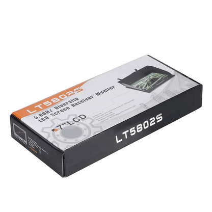 7 Inches LCD5802D FPV Monitor 5.8G 40CH with DVR & In-build Battery