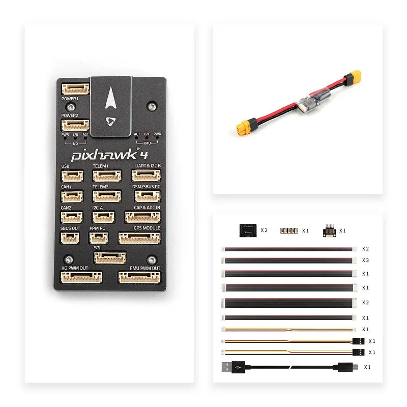 Holybro Pixhawk 4(aluminum case)&PM02 12S &M9N GPS Set