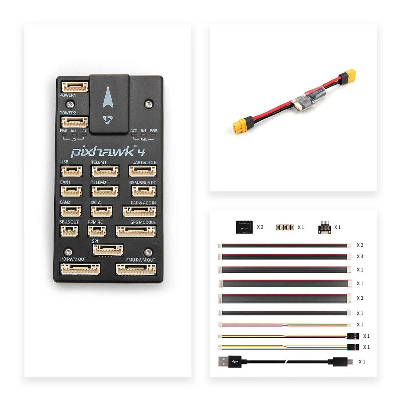 Holybro Pixhawk 4(plastic case)&PM02 12S &M9N GPS Set