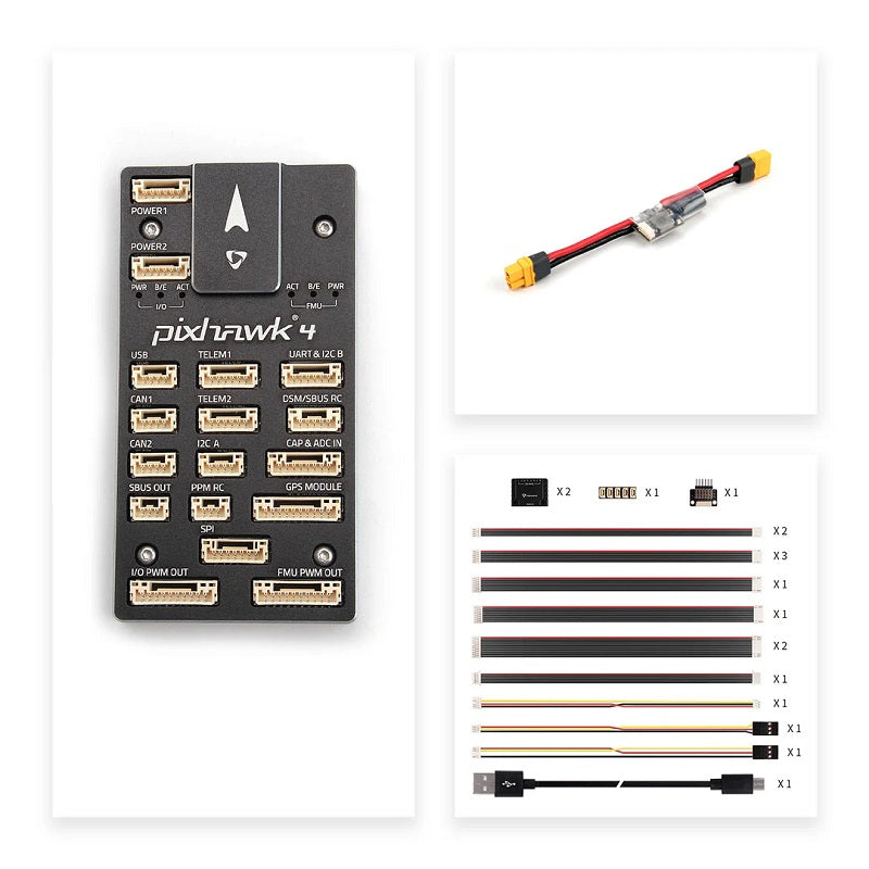 Holybro Pixhawk 4(plastic case)&PM07 14S&M9N GPS Set