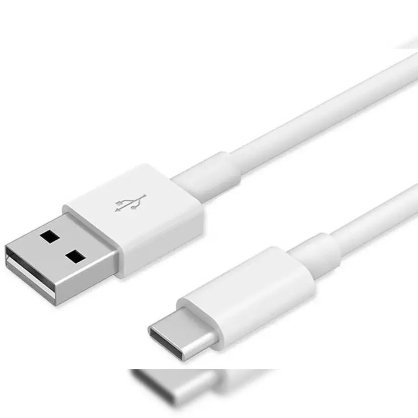 USB to C-type Data line Charger Cable - (White). Hi Tech xyz