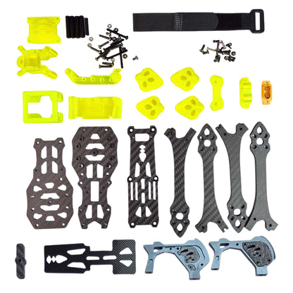 Mark5 V2 5 Inch Carbon Fiber O4 Pro Frame with 3D Printed Parts
