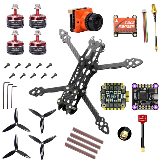 Mark4 5 inch 225mm carbon fiber Analog FPV Drone Kit