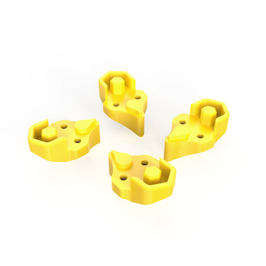 TPU 3D Protective tripod of Arm Yellow – (4pcs)