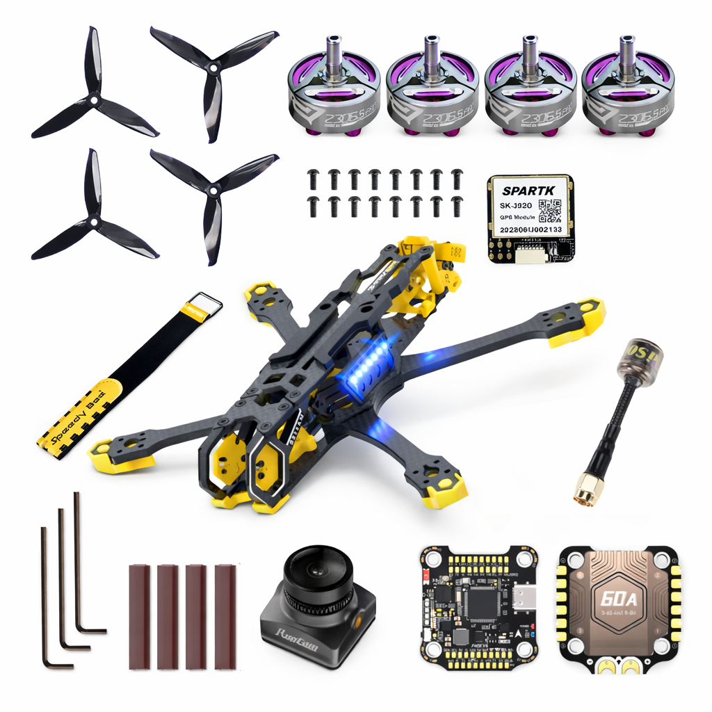 Master 5 V2 Freestyle 4-6s Analog FPV Drone Kit