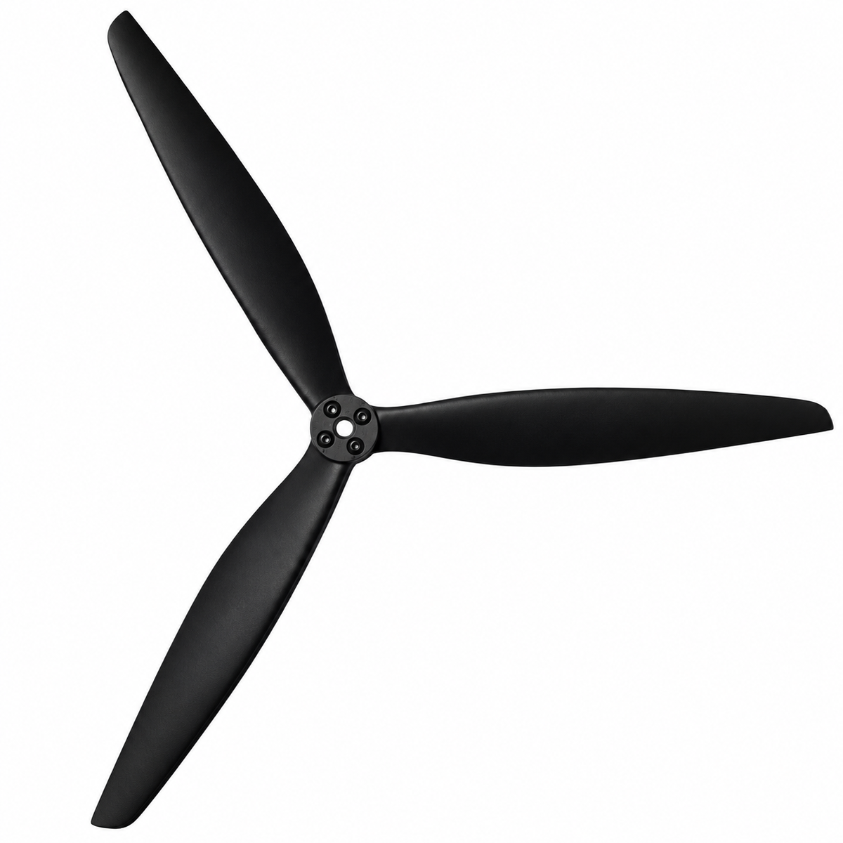 Gemfan 13X10 Glass Fiber Nylon 3-Blade Propeller for 13 Inch FPV Drone (1CW + 1CCW) - Black