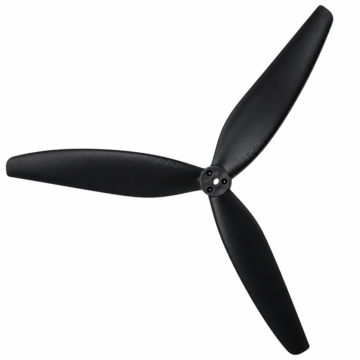 Gemfan 1050W Cinelifter Glass Fiber Nylon 3-Blade Propeller for 10 Inch FPV Drone (1CW + 1CCW) - Black