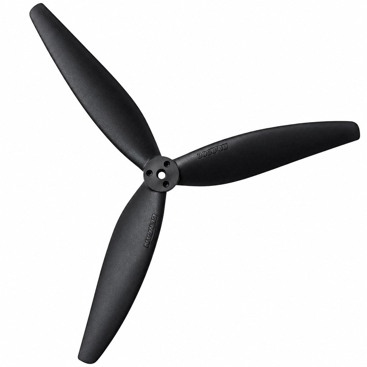 Gemfan 1507 Cinelifter Glass Fiber Nylon 3-Blade Propeller for 15 Inch FPV Drone (1CW + 1CCW) - Black