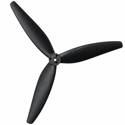 Gemfan 1507 Cinelifter Glass Fiber Nylon 3-Blade Propeller for 15 Inch FPV Drone (1CW + 1CCW) - Black