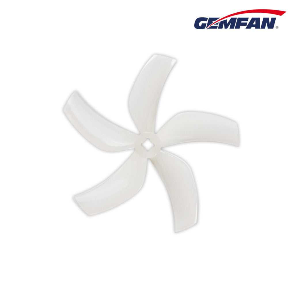 Gemfan D90 90mm 3.5″ 5-Blade Ducted Cinewhoop Propeller (Set of 4) – Milky White.