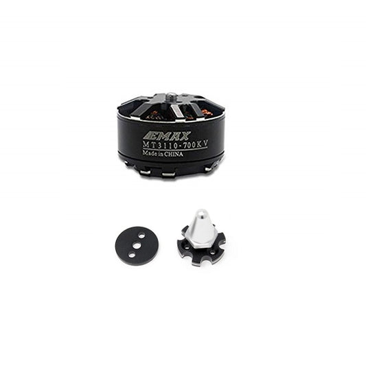 EMAX MT3110 700KV Brushless DC Motor – Silver Cap (CCW Motor Rotation)