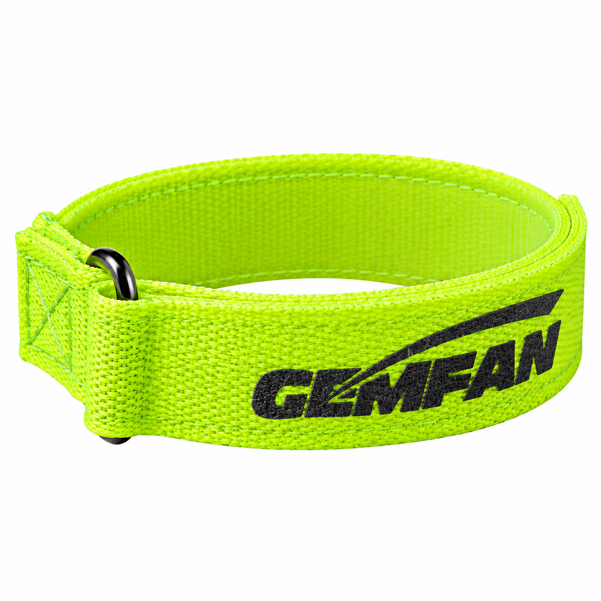 Gemfan 25x1.6cm Magic Anti-Skid LiPo Battery Tie Down Strap – Fluorescent Yellow for FPV Drone