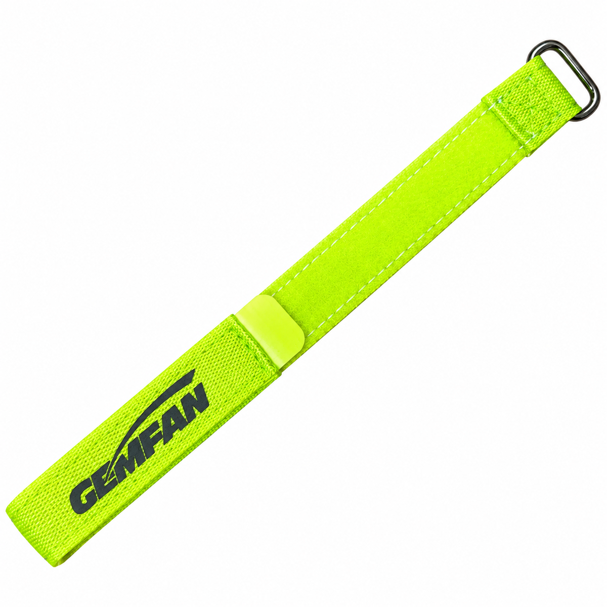 Gemfan 25x1.6cm Magic Anti-Skid LiPo Battery Tie Down Strap – Fluorescent Yellow for FPV Drone