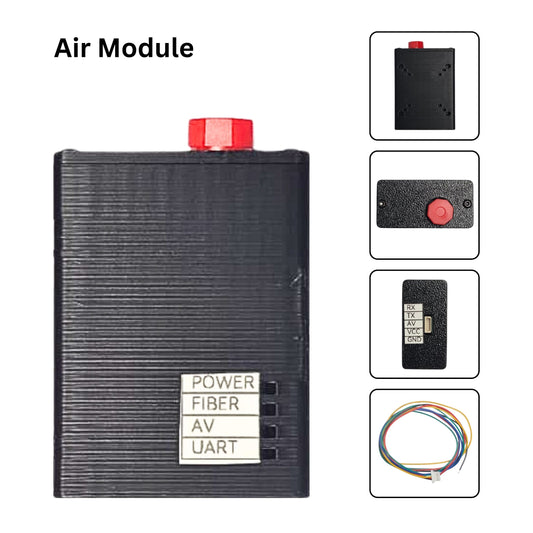 Anti-Jamming Fiber Communication FPV Drone Optical Fiber Air Module - Long Range Data & Video Link