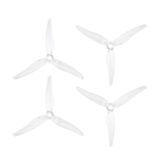 51466 HD  Tri Blade Flash Propellers 2CW+2CCW - (2 Pairs) - Milk White.