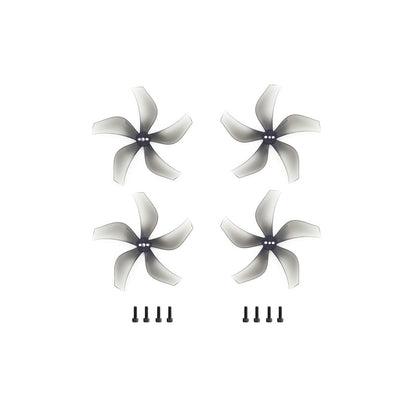 GEMFAN 2925 Ducted PC 5 Blade 2mm Propeller – Clear Gray – (2CCW+2CW)