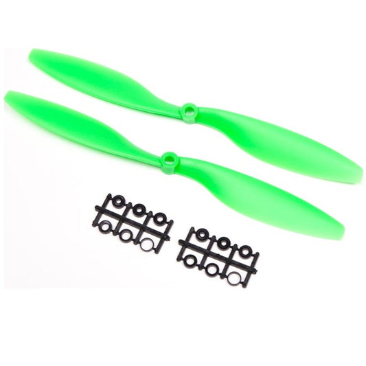 Orange HD Propellers 1050(10X5.0) ABS Green 1CW+1CCW-1pair