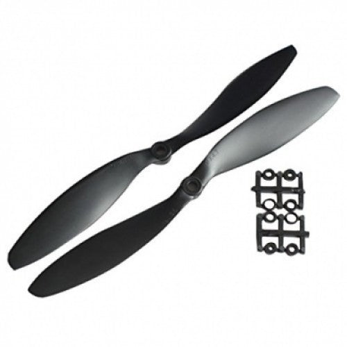 Orange HD Propellers 1147(11X4.7) Carbon Nylon Black 1CW+1CCW-1pair