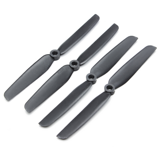 Orange 2pairs HD Propellers Polycarbonate Bullnose Black