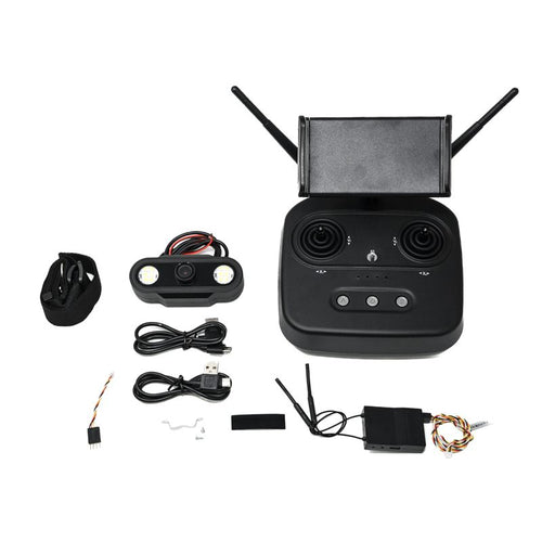 SKYDROID T10 2.4Ghz 10CH Remote Controller with T10 10-Channel Receiver and 3IN1 Camera