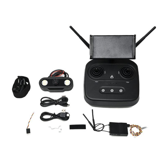 SKYDROID T10 2.4Ghz 10CH Remote Controller with T10 10-Channel Receiver and 3IN1 Camera