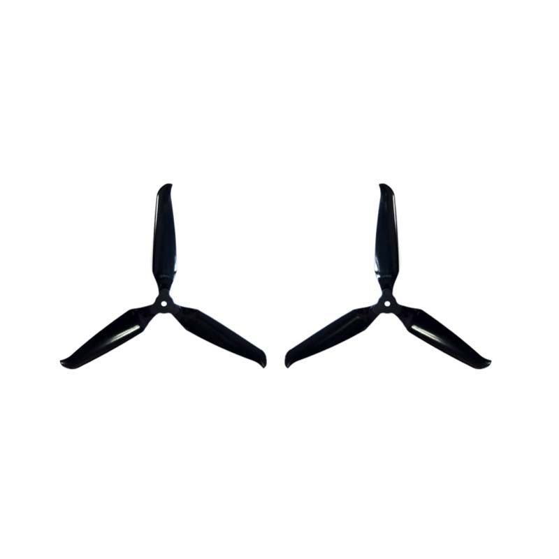 Gemfan 8041 Folding 3 Blade Glass Fiber Nylon - Black Propeller  (1 Pair CW + CCW)